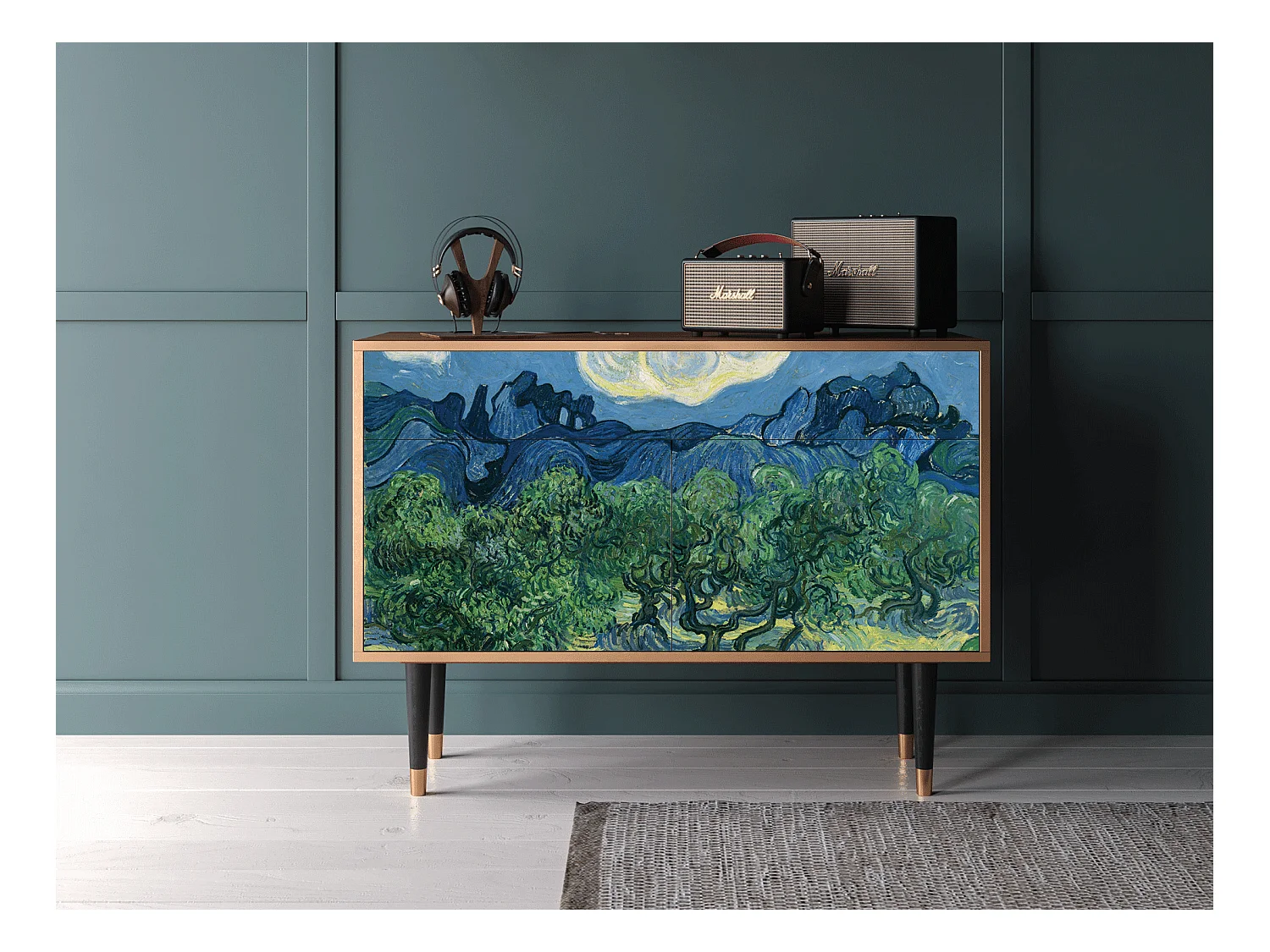 Aparador - 115x85x48 cm - BS4 - The Oil Trees, Nogal