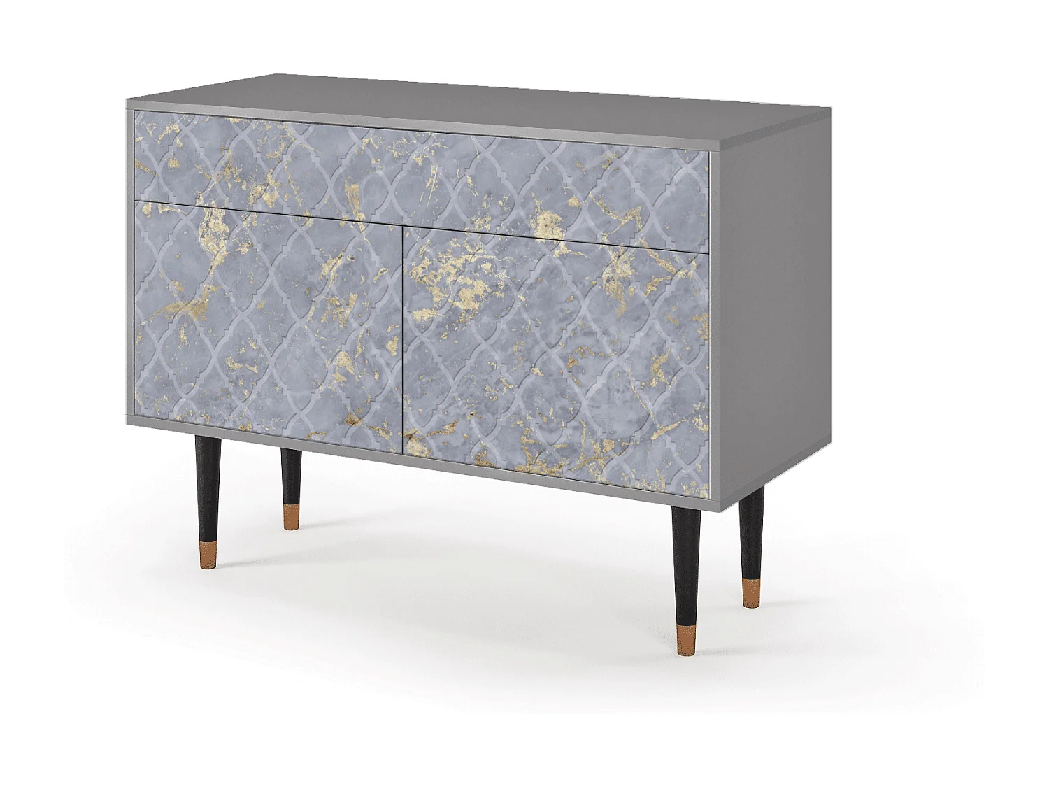 Buffet - 115x85x48 cm - BS4 - Golden Smoke, Gris