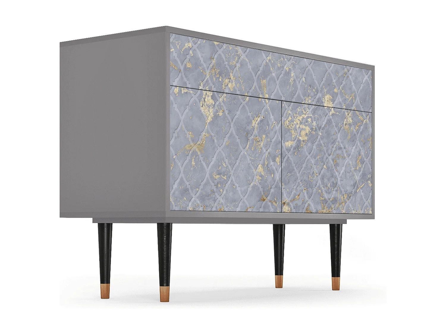 Buffet - 115x85x48 cm - BS4 - Golden Smoke, Gris