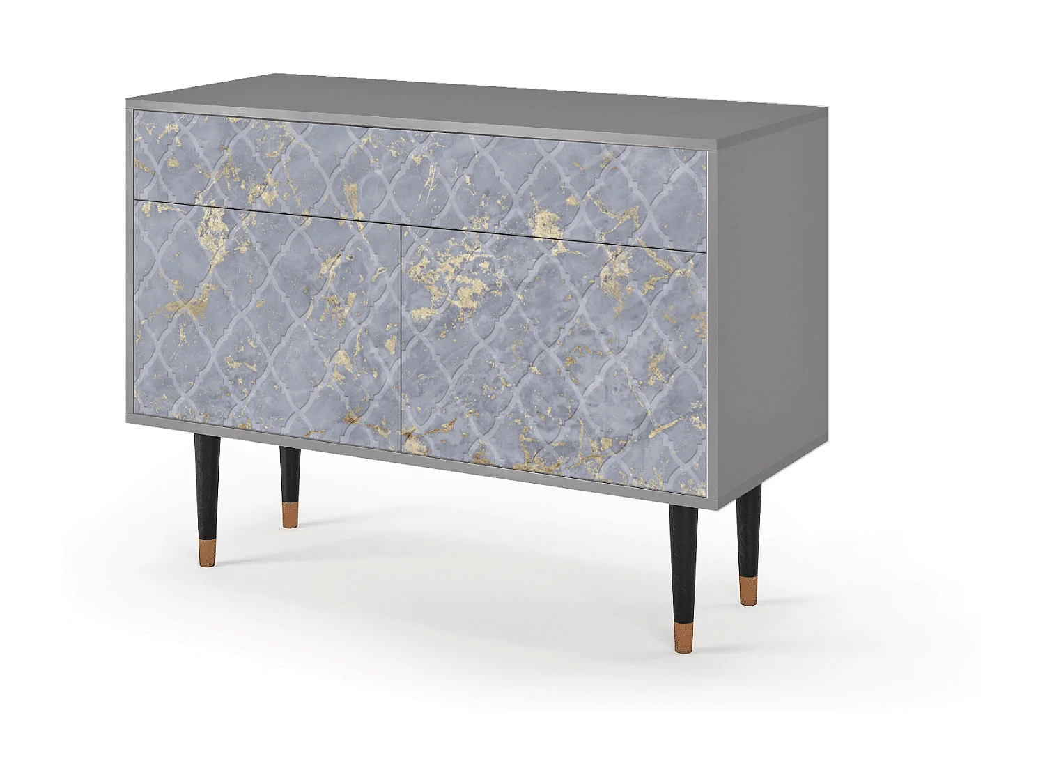 Buffet - 115x85x48 cm - BS4 - Golden Smoke, Gris