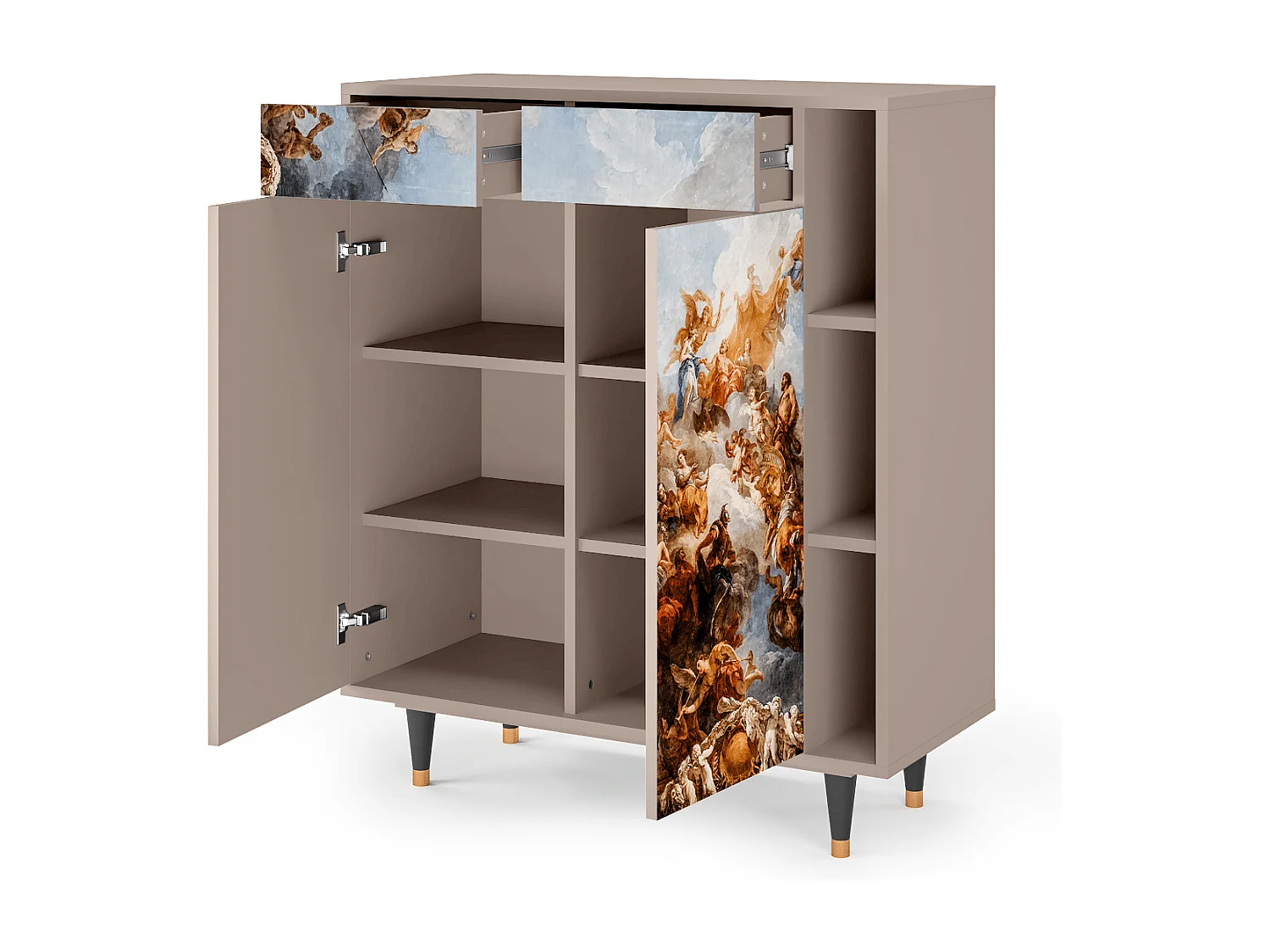 Dressoir - 96х110х41 cm - BS6 - Versailles, Latte