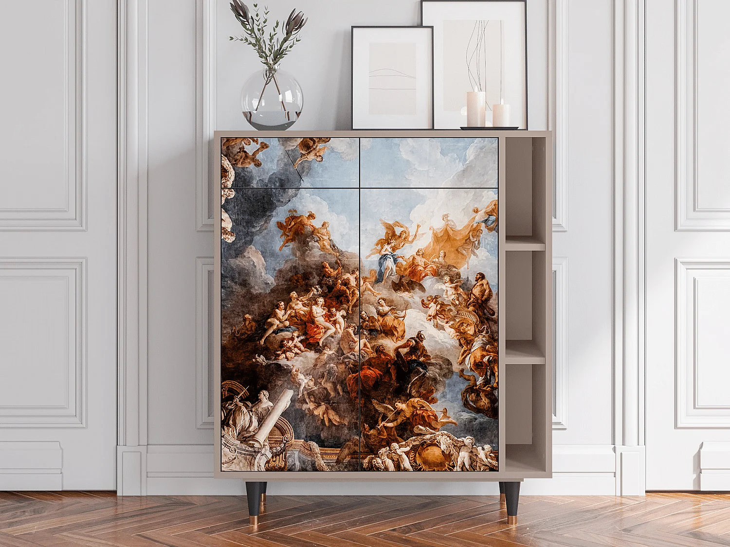 Aparador - 96х110х41 cm - BS6 - Versailles, Latte