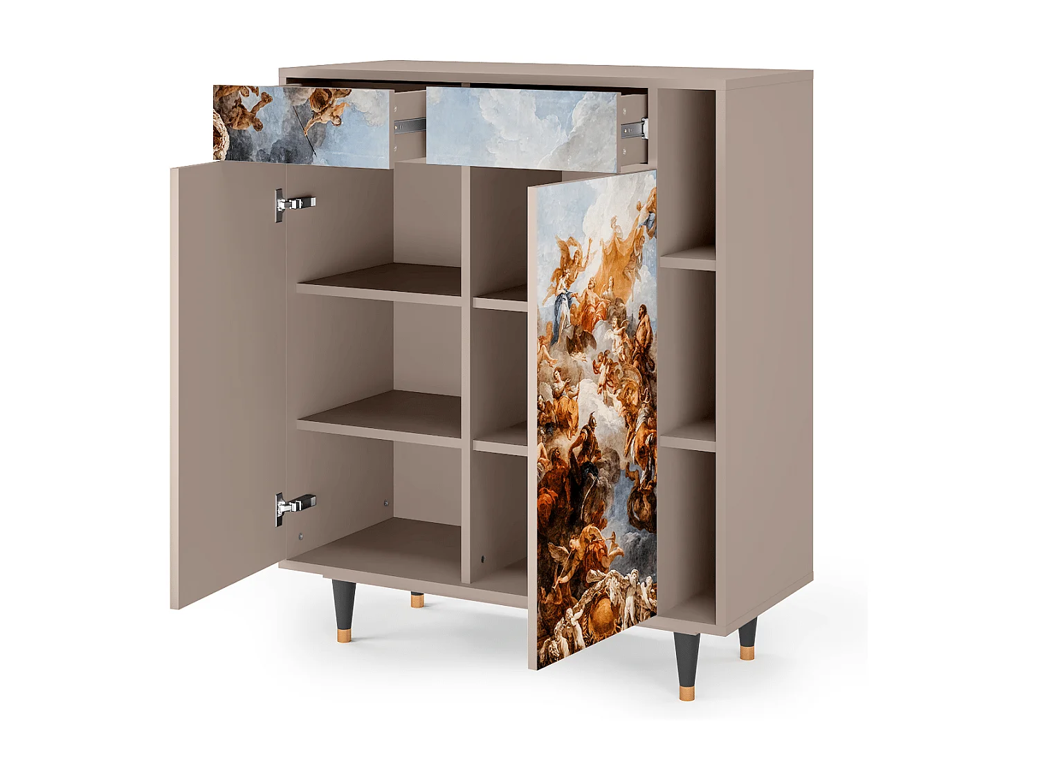 Aparador - 96х110х41 cm - BS6 - Versailles, Latte