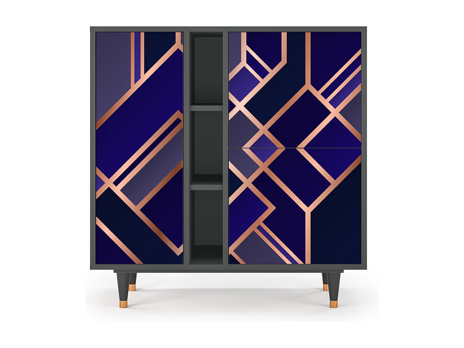 Buffet - 94х96х41 cm - BS5 - Aquamarine Getsby, Anthracite