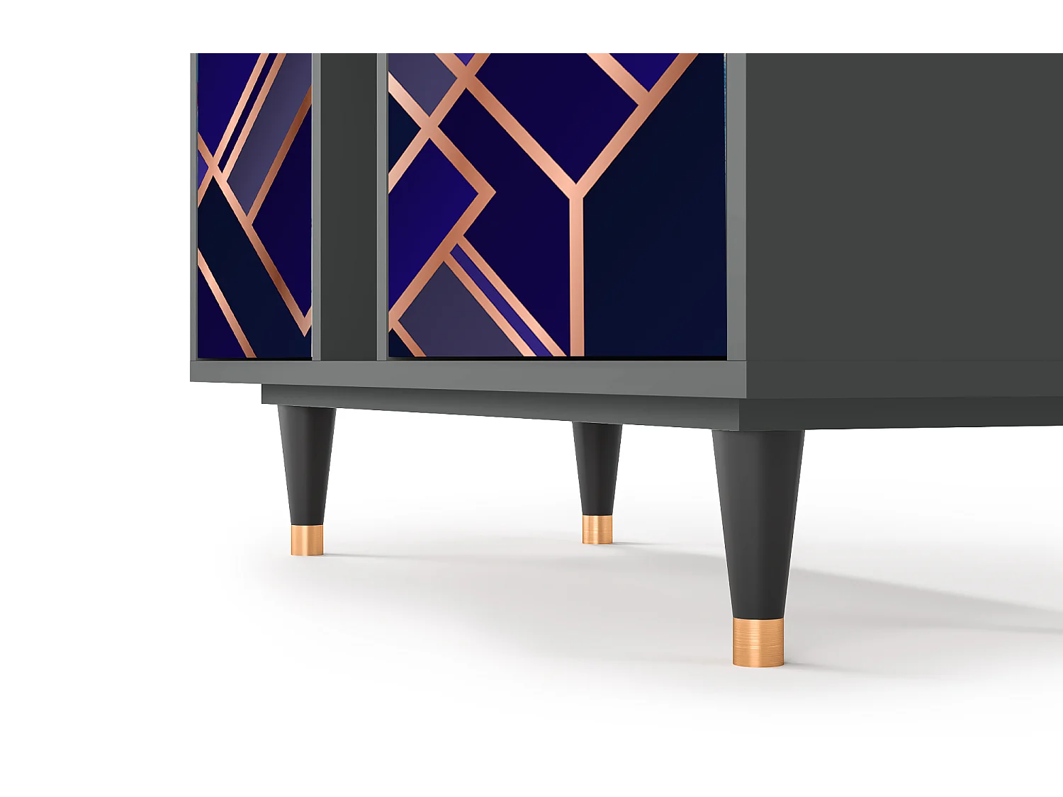 Credenza - 94х96х41 cm - BS5 - Aquamarine Getsby, Antracite