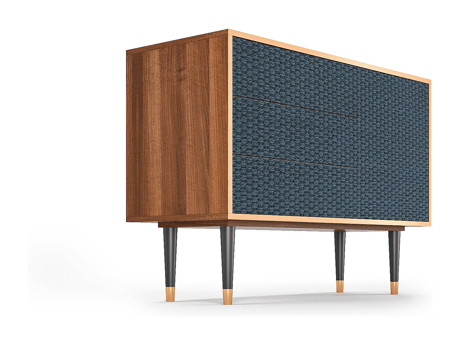 Buffet - 115х84х41 cm - S3 - Knitted Pattern, Noyer