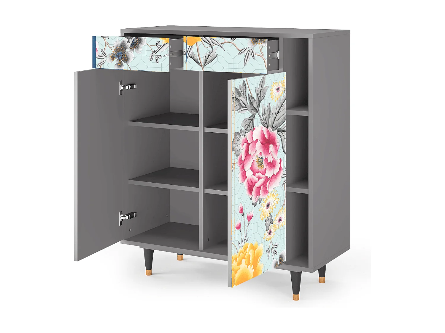 Buffet - 96х110х41 cm - BS6 - Sky Garden, Gris