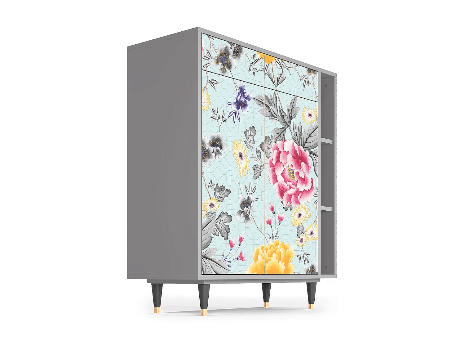 Dressoir - 96х110х41 cm - BS6 - Sky Garden, Grijs