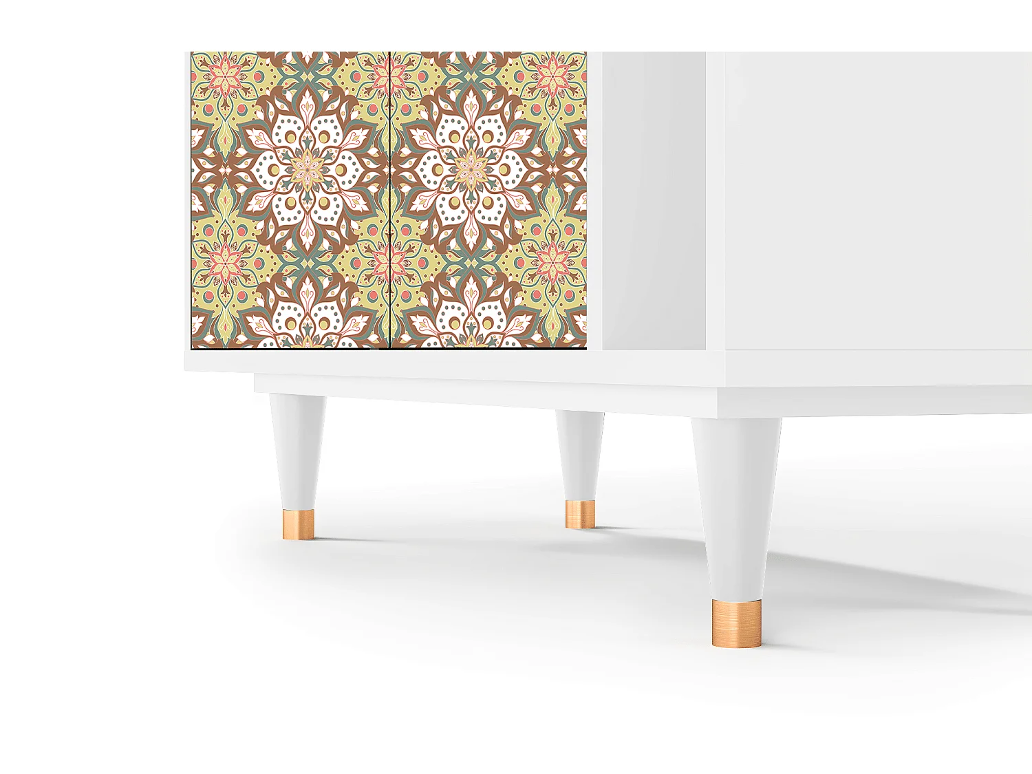 Kredens - 96х110х41 cm - BS6 - Chinese Tea, Biały