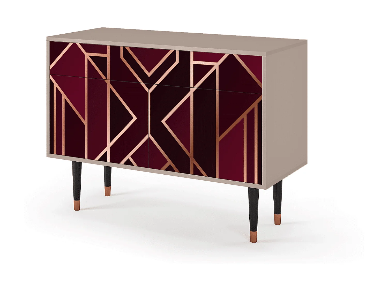 Buffet - 115x85x48 cm - BS4 - Burgundy Jewelery, Latte
