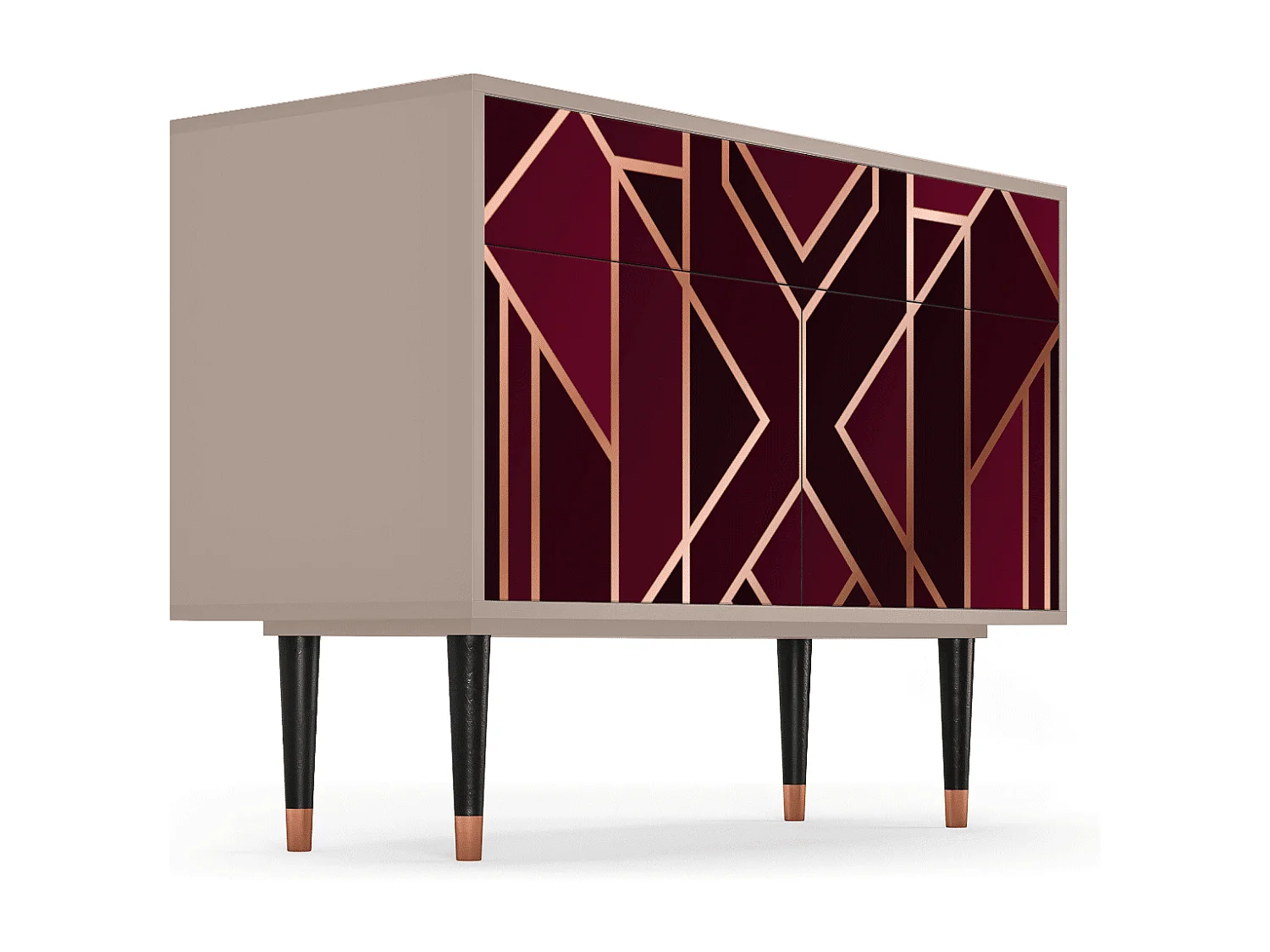 Buffet - 115x85x48 cm - BS4 - Burgundy Jewelery, Latte