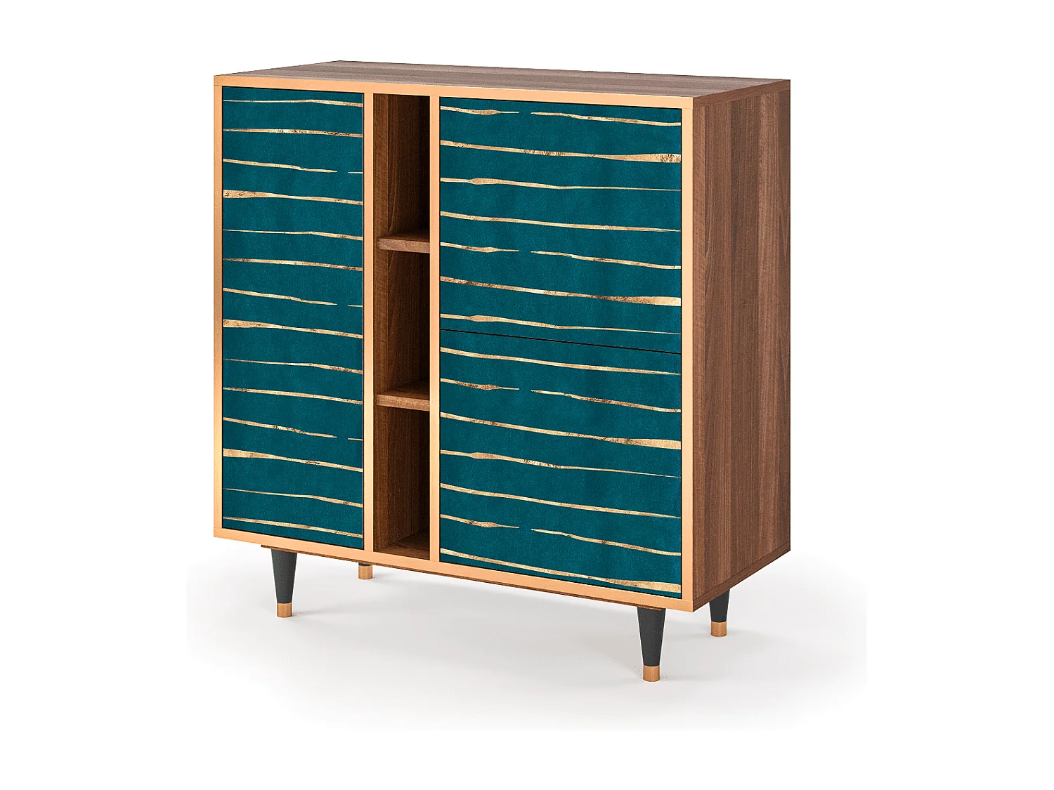 Dressoir - 94х96х41 cm - BS5 - Ocean Drive, Walnoot