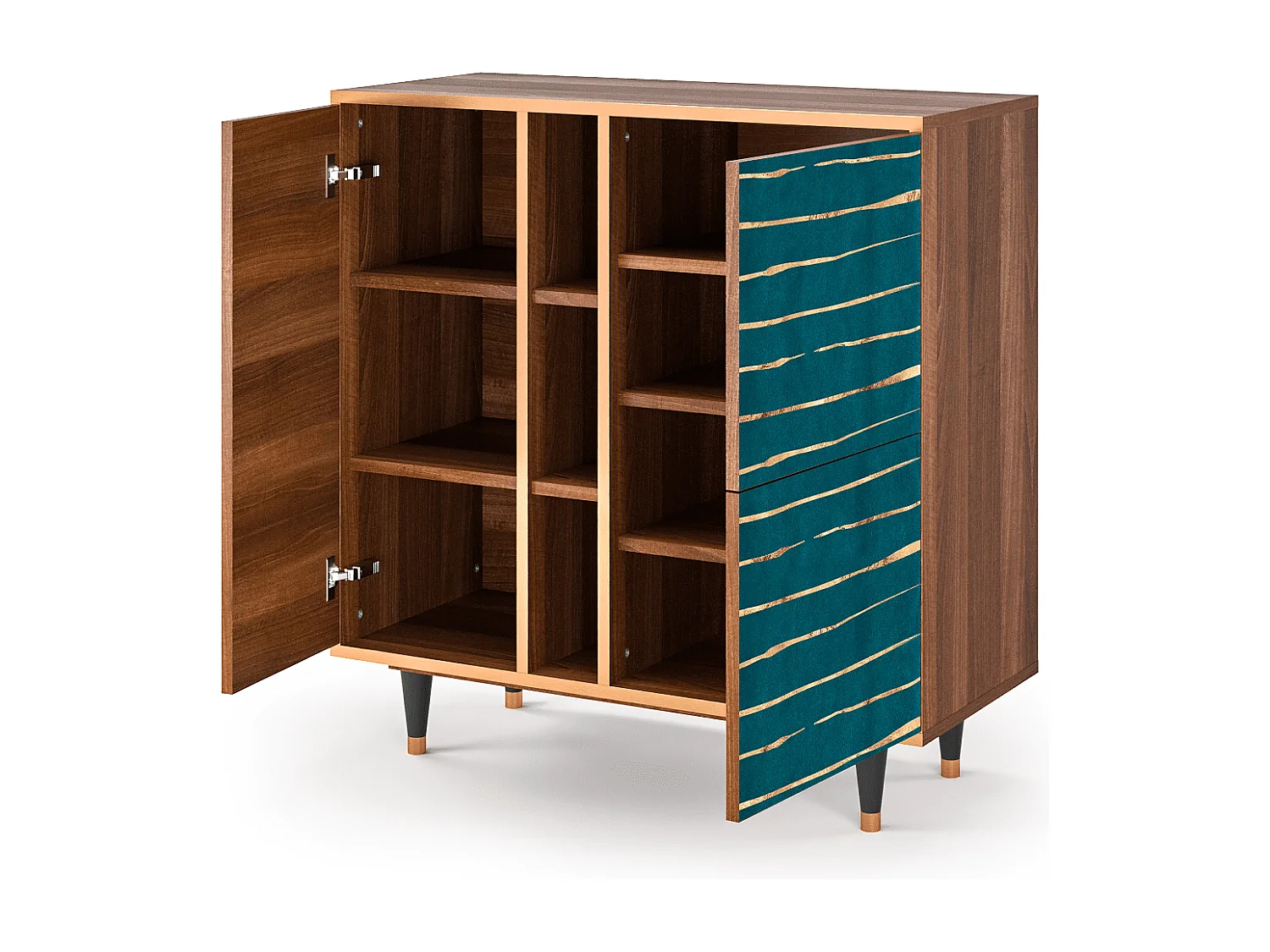 Dressoir - 94х96х41 cm - BS5 - Ocean Drive, Walnoot