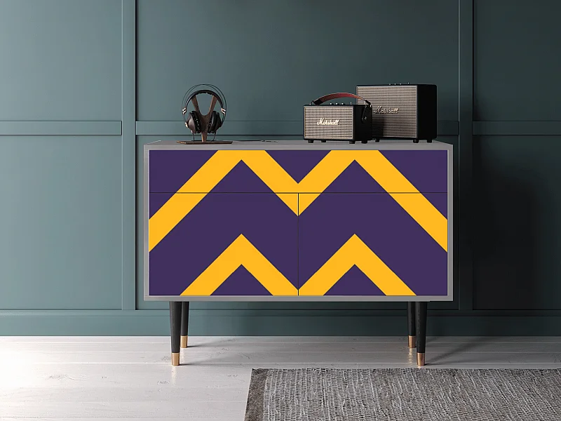 Buffet - 115x85x48 cm - BS4 - The Brightest Way, Gris