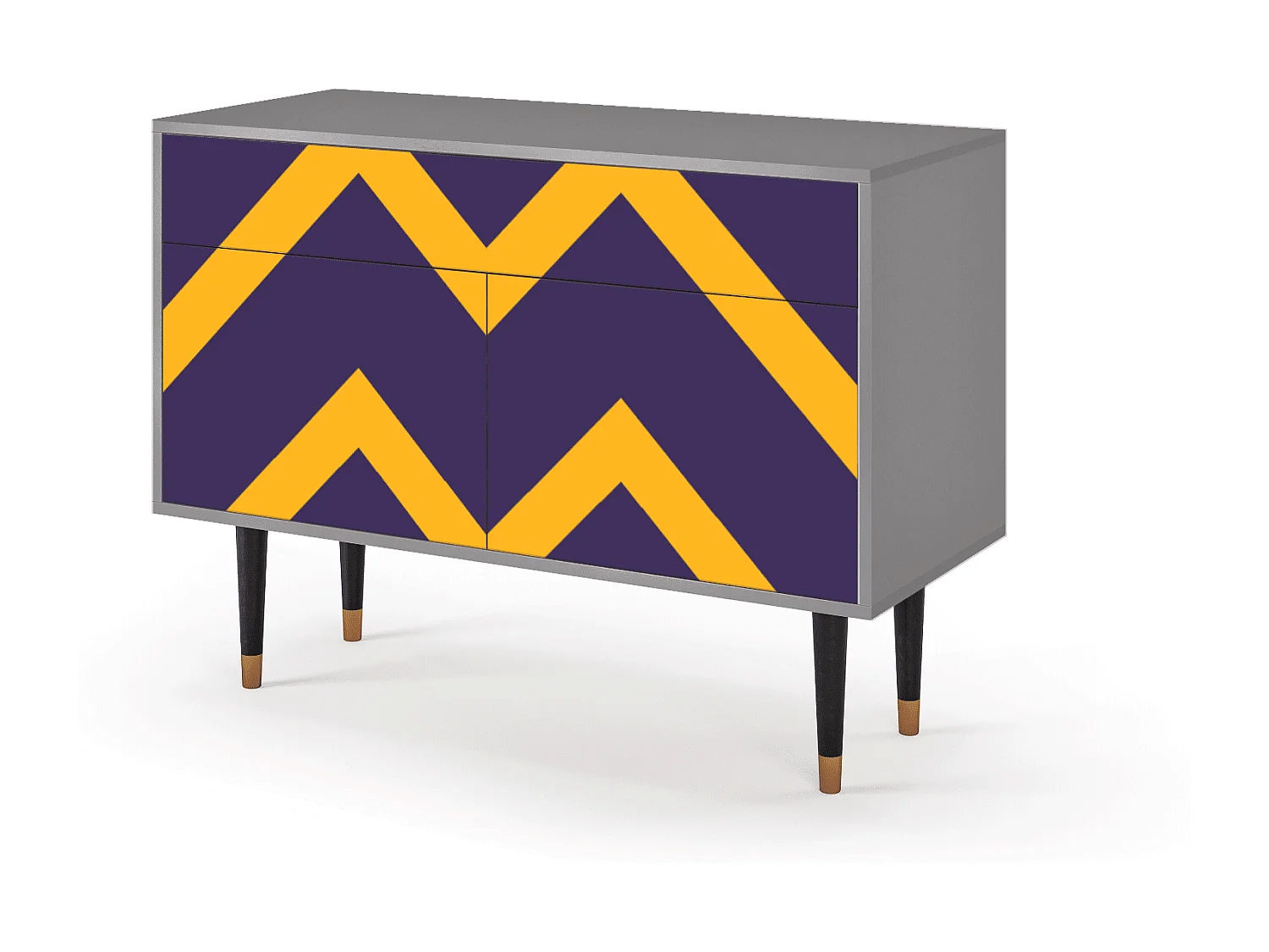 Buffet - 115x85x48 cm - BS4 - The Brightest Way, Gris