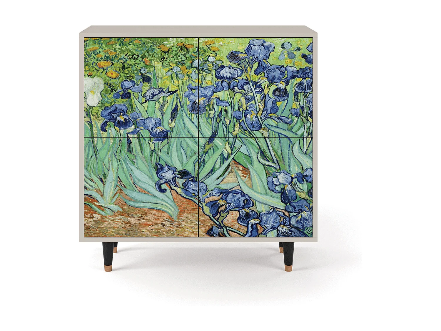 Buffet - 94x96x48 cm - BS3 - Irises , Sable