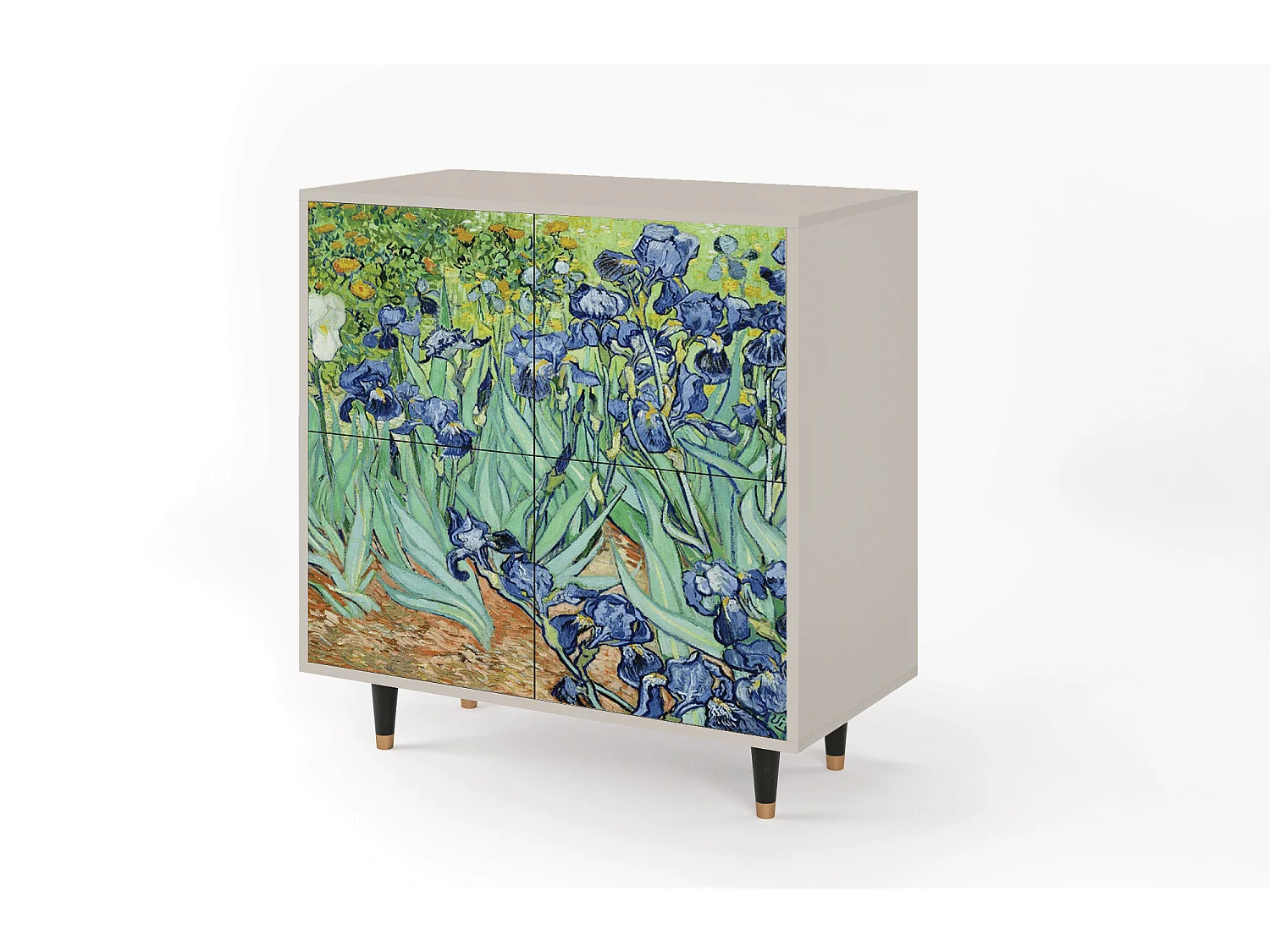 Buffet - 94x96x48 cm - BS3 - Irises , Sable