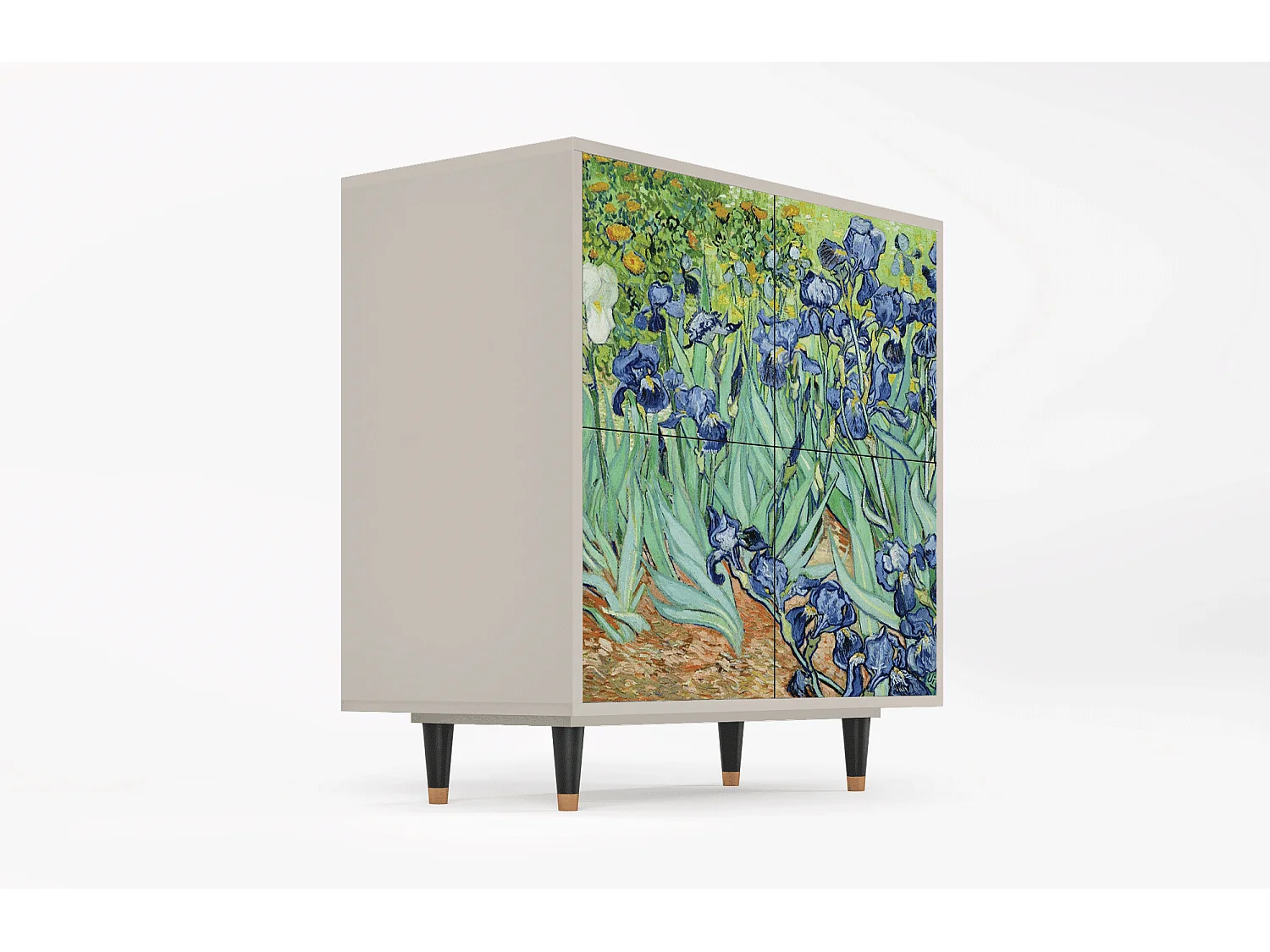 Buffet - 94x96x48 cm - BS3 - Irises , Sable
