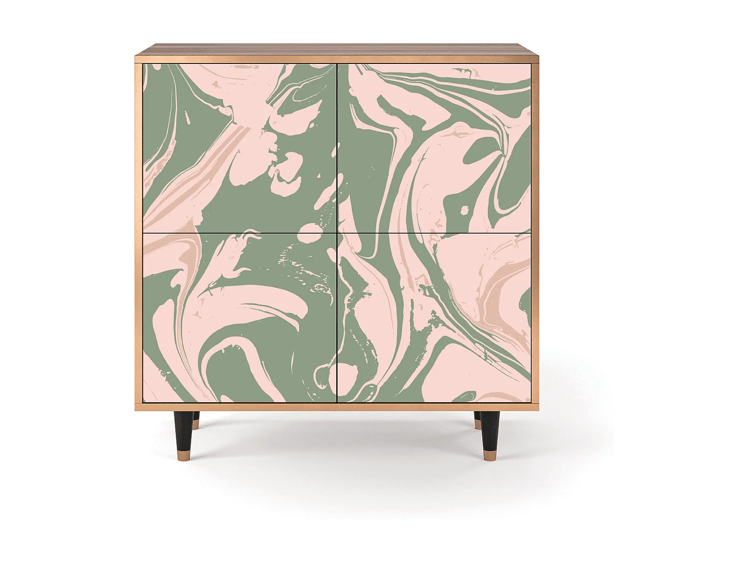 Buffet - 94x96x48 cm - BS3 - Aquarelle, Noyer