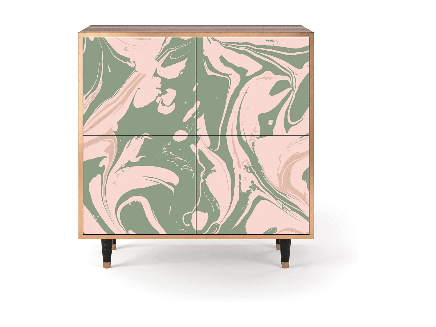 Buffet - 94x96x48 cm - BS3 - Aquarelle, Noyer