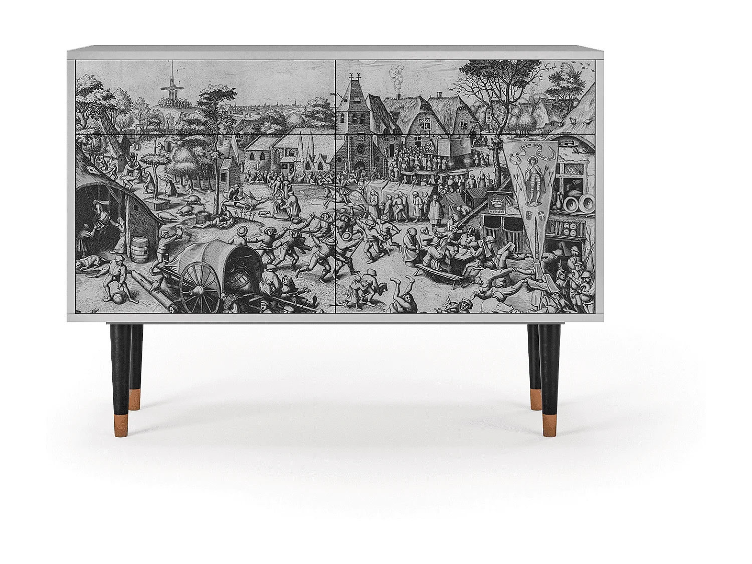 Buffet - 115x85x48 cm - BS4 - The Festival of Saint, Gris