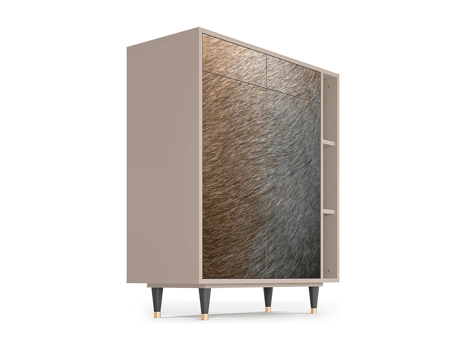 Sideboard - 96х110х41 cm - BS6 - Peanut Hair, Latte