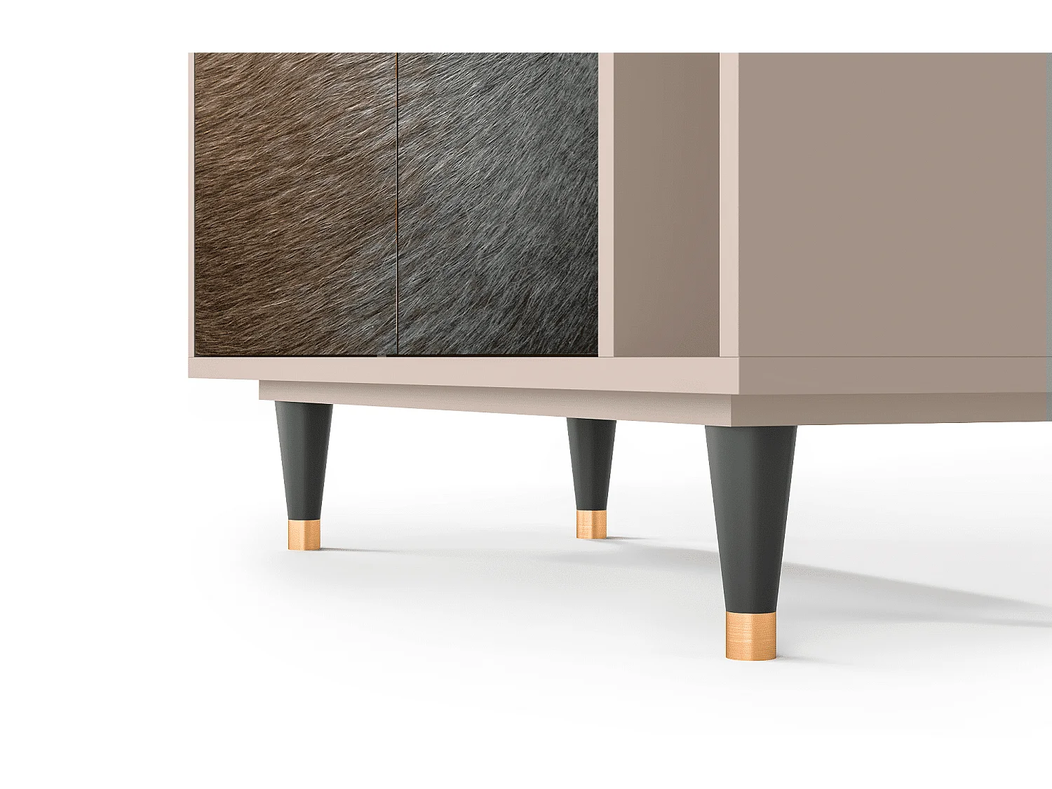 Sideboard - 96х110х41 cm - BS6 - Peanut Hair, Latte