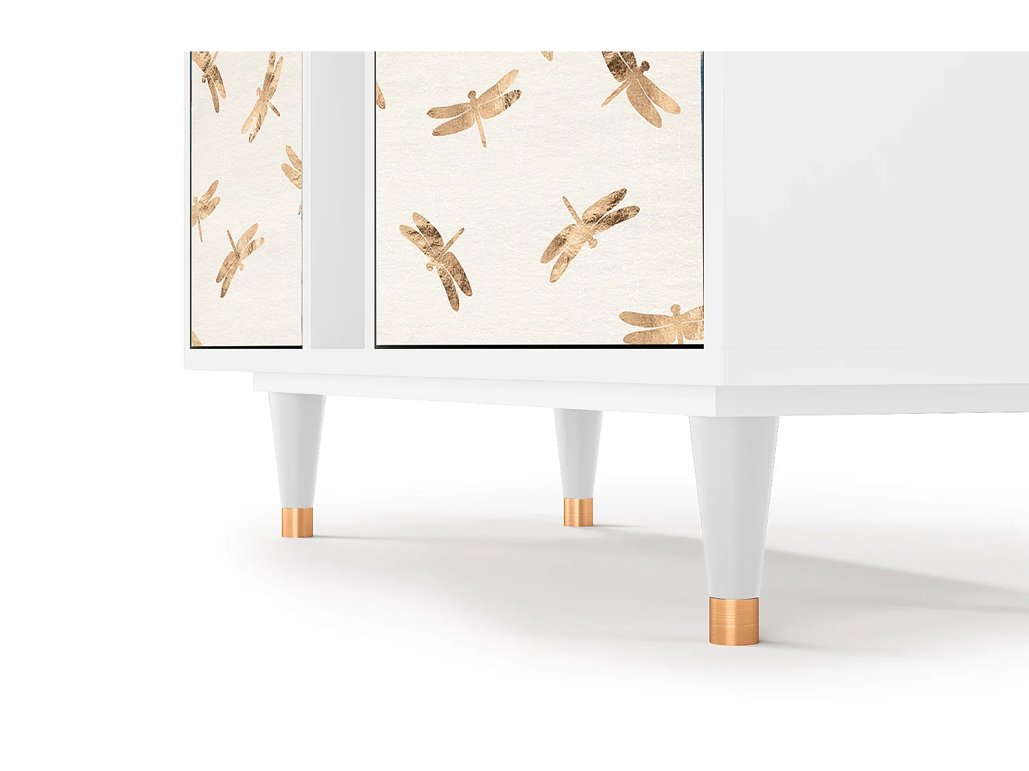Buffet - 94х96х41 cm - BS5 - Nude Dragonflies, Blanc