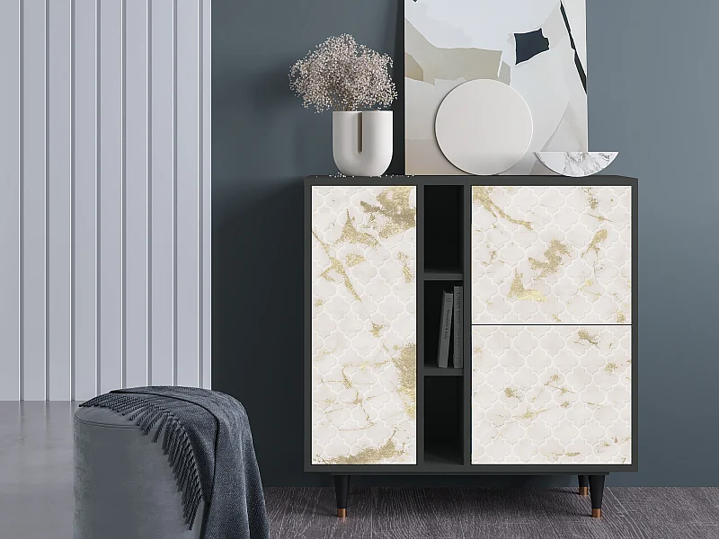 Buffet - 94х96х41 cm - BS5 - Sahara desert, Anthracite