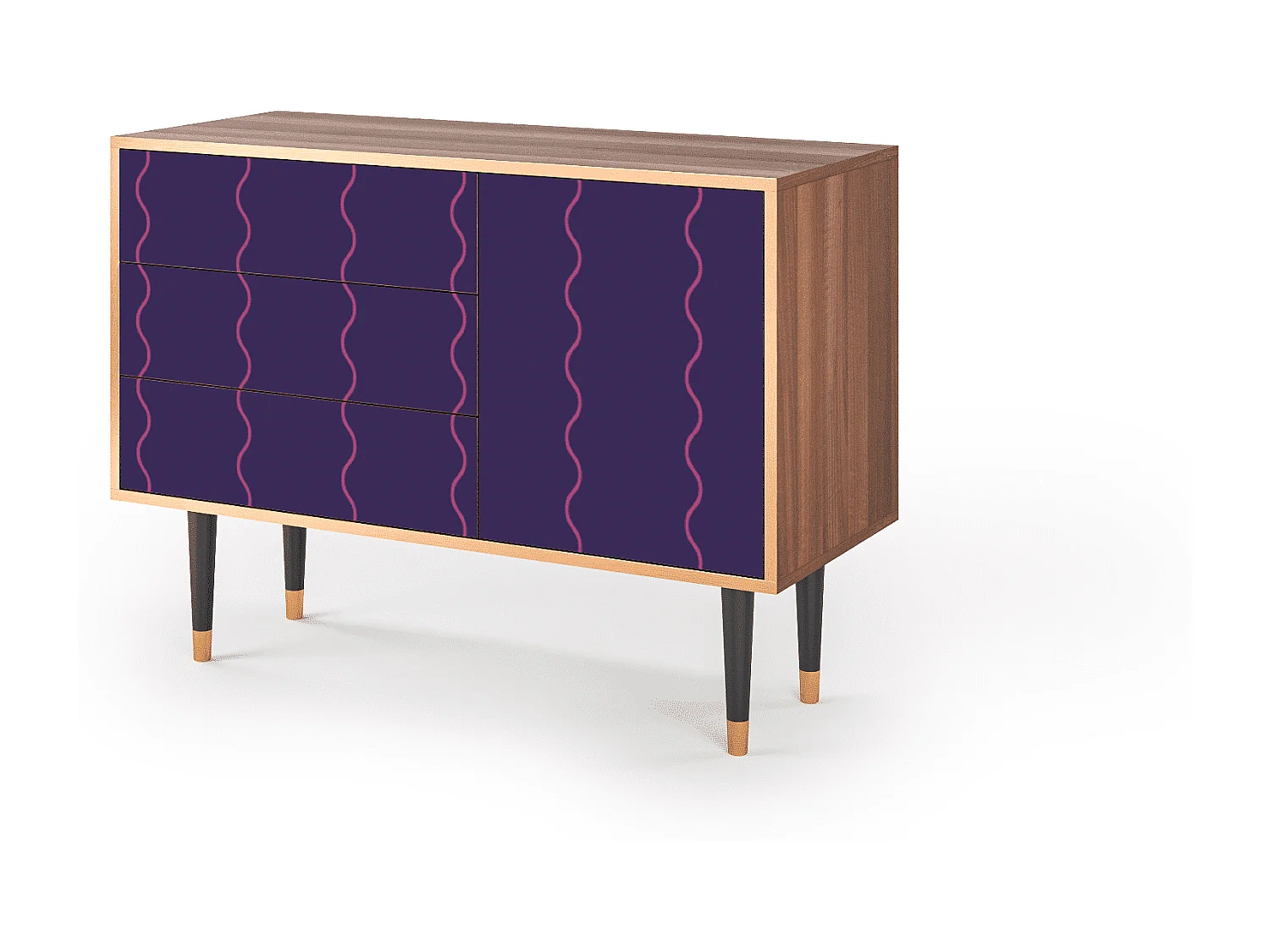 Buffet - 115х84х41 cm - S3 - Grape Maccaroni, Noyer