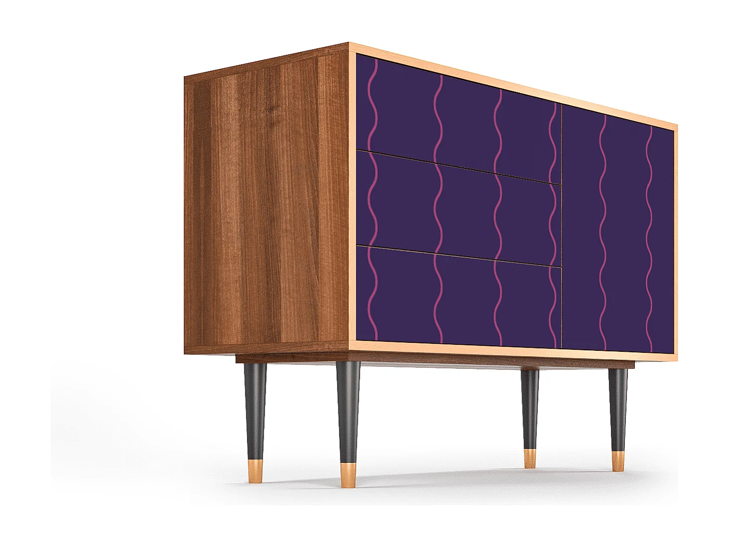 Credenza - 115х84х41 cm - S3 - Grape Maccaroni, Noce