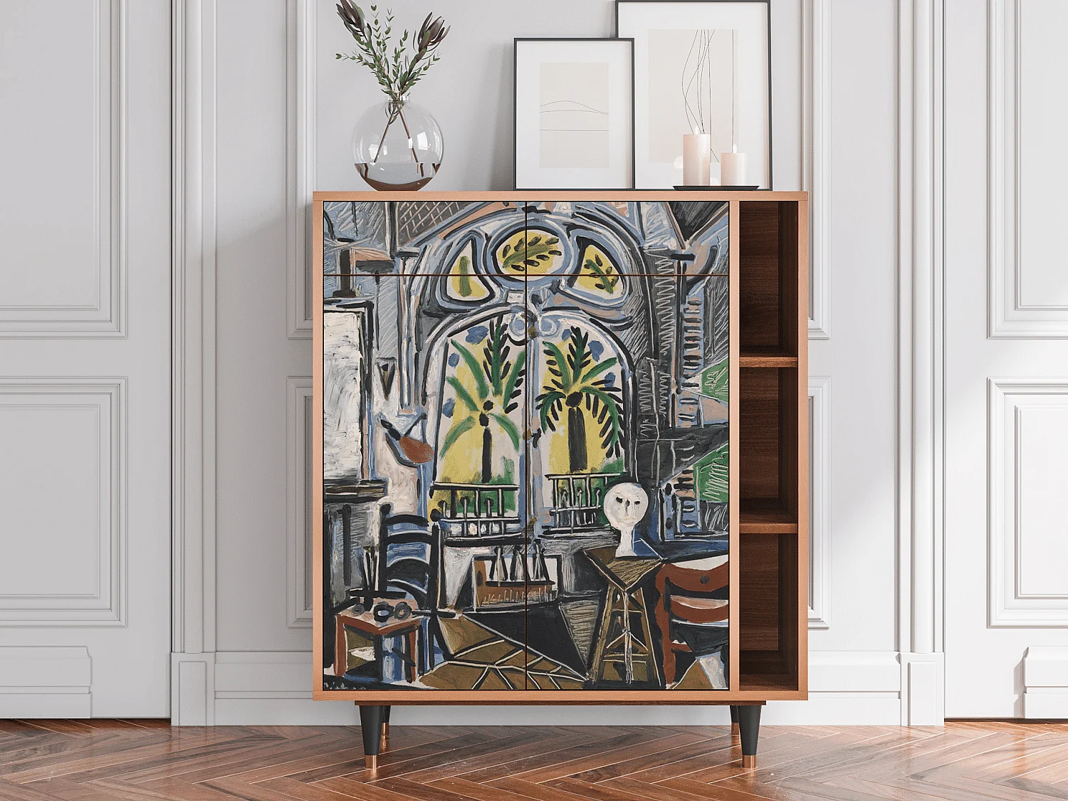 Buffet - 96х110х41 cm - BS6 - The Studio , Noyer