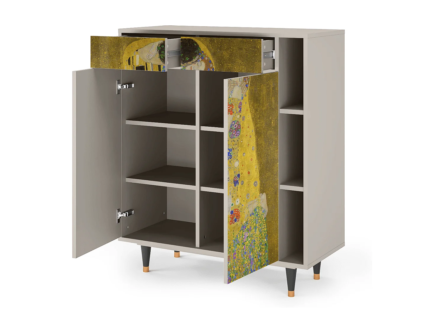 Buffet - 96х110х41 cm - BS6 - The Kiss by Klimt , Sable