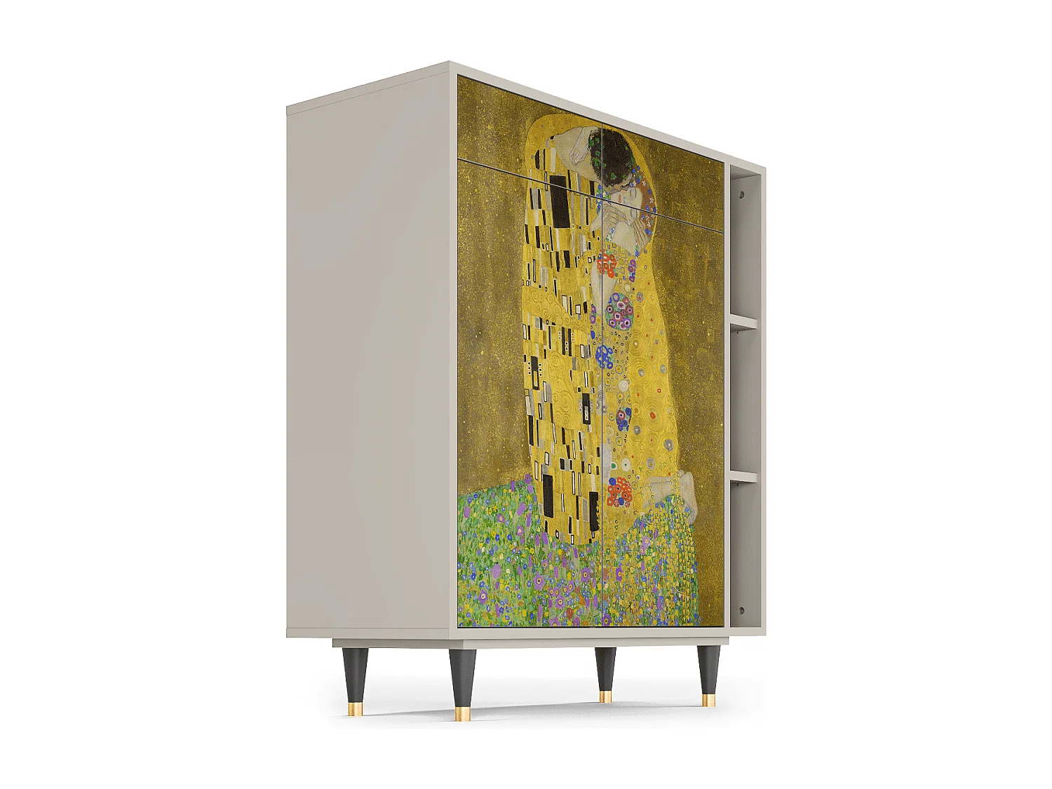 Dressoir - 96х110х41 cm - BS6 - The Kiss by Klimt , Zand