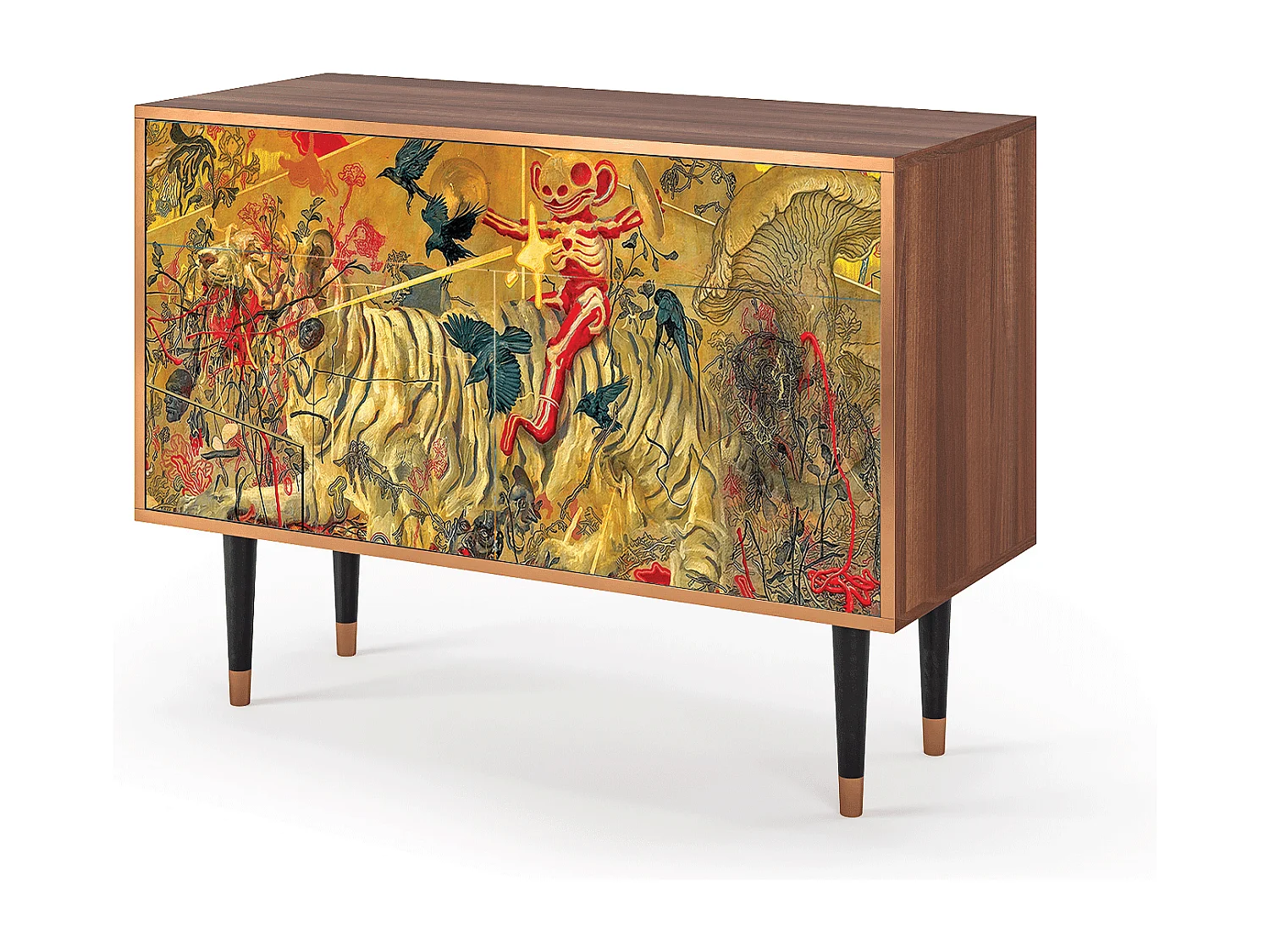 Buffet - 115x85x48 cm - BS4 - Blood by James Jean, Noyer