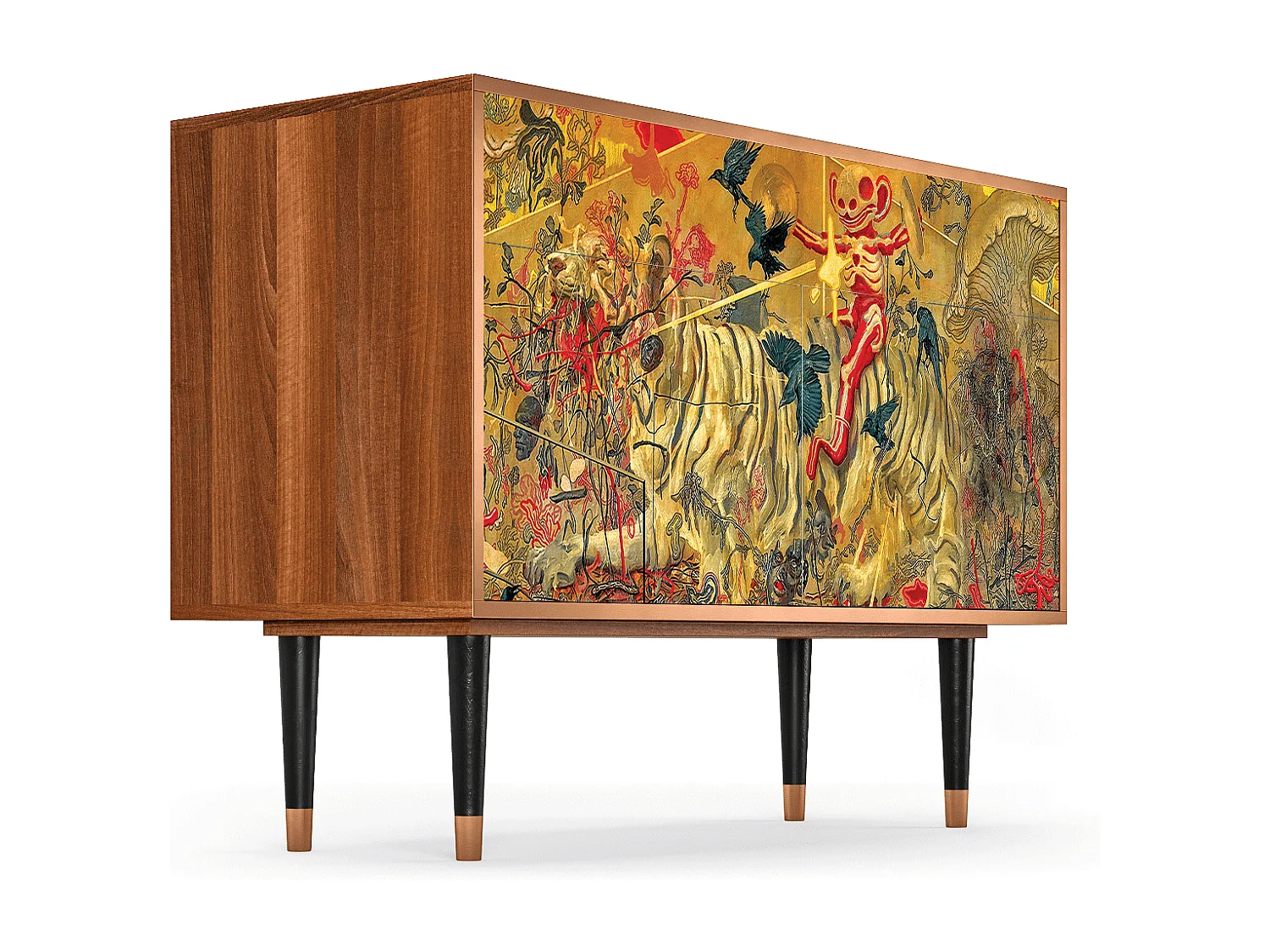 Buffet - 115x85x48 cm - BS4 - Blood by James Jean, Noyer