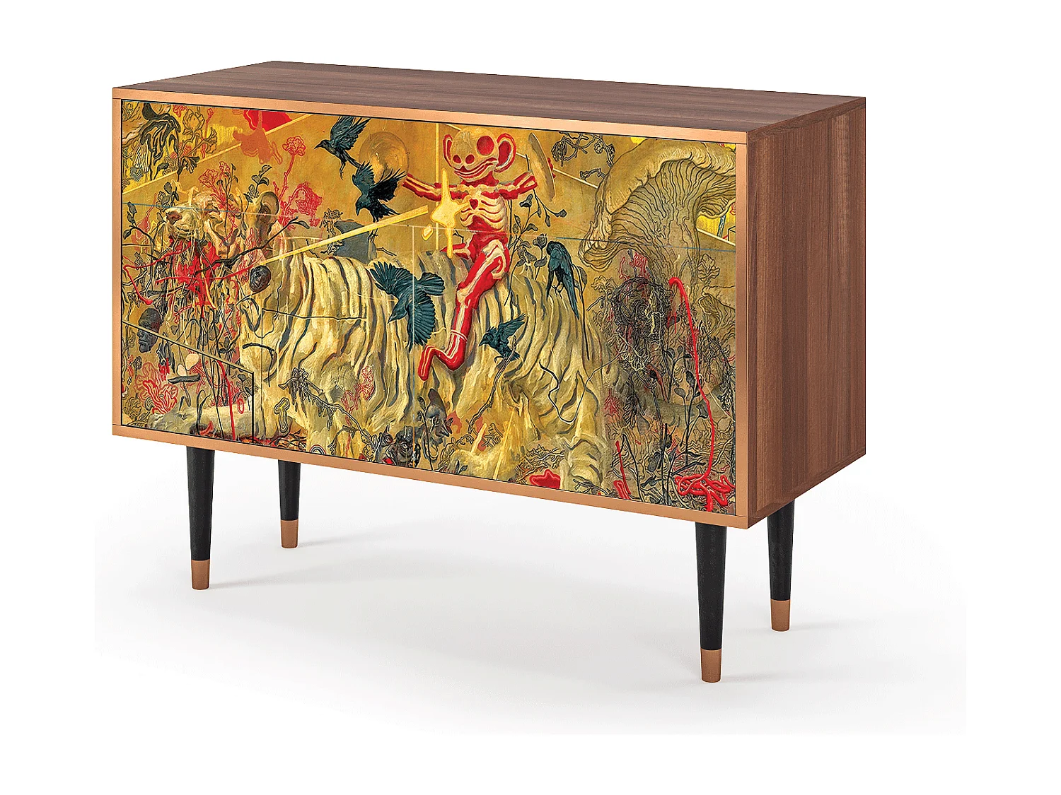 Buffet - 115x85x48 cm - BS4 - Blood by James Jean, Noyer