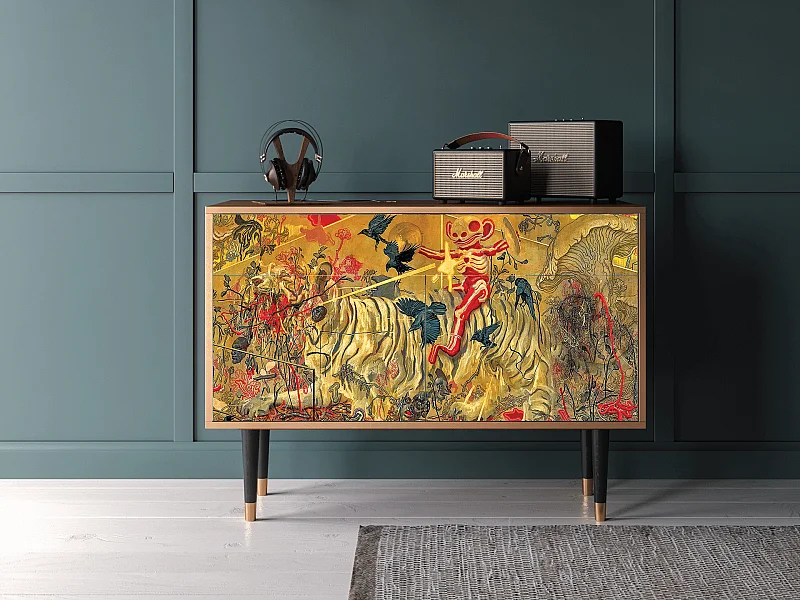 Aparador - 115x85x48 cm - BS4 - Blood by James Jean, Nogal