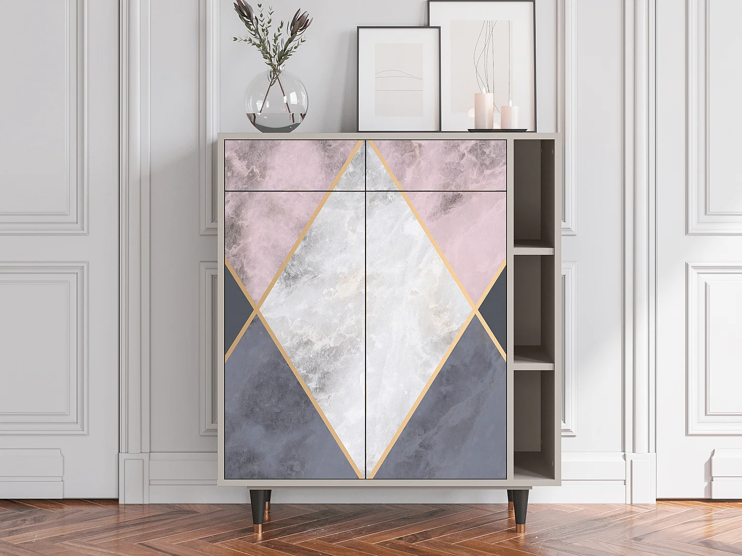 Buffet - 96х110х41 cm - BS6 - Ideal Harmony, Sable