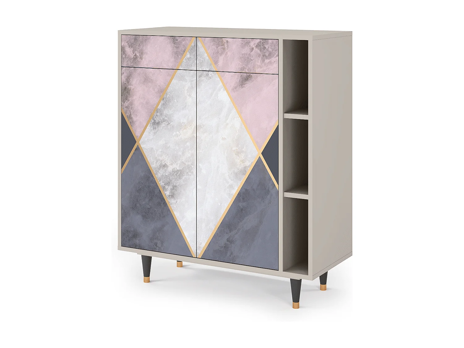 Buffet - 96х110х41 cm - BS6 - Ideal Harmony, Sable