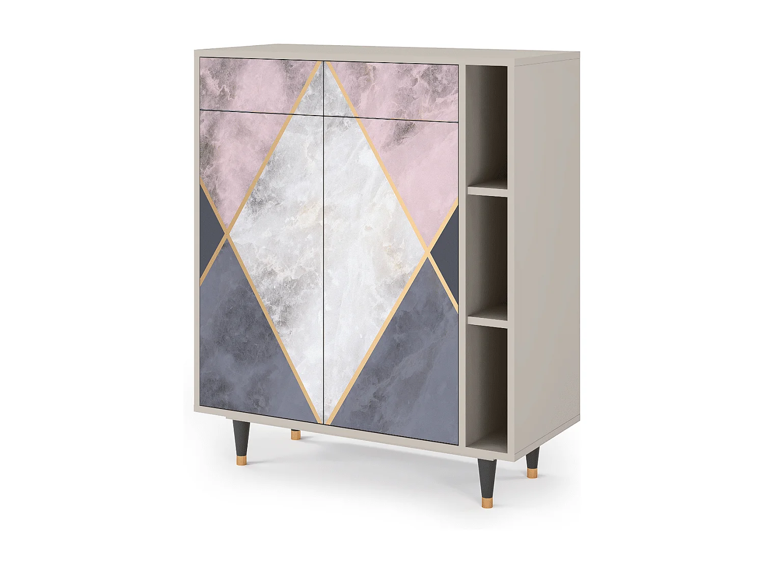 Buffet - 96х110х41 cm - BS6 - Ideal Harmony, Sable