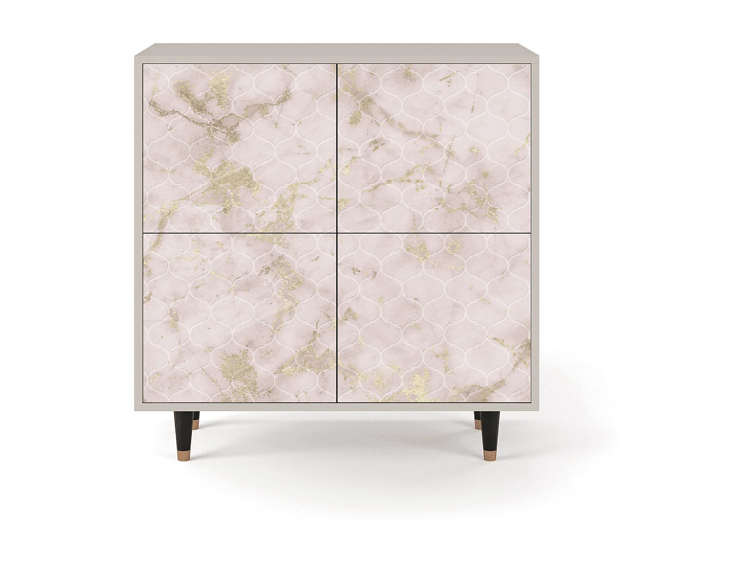 Dressoir - 94x96x48 cm - BS3 - Dirty Roses, Zand