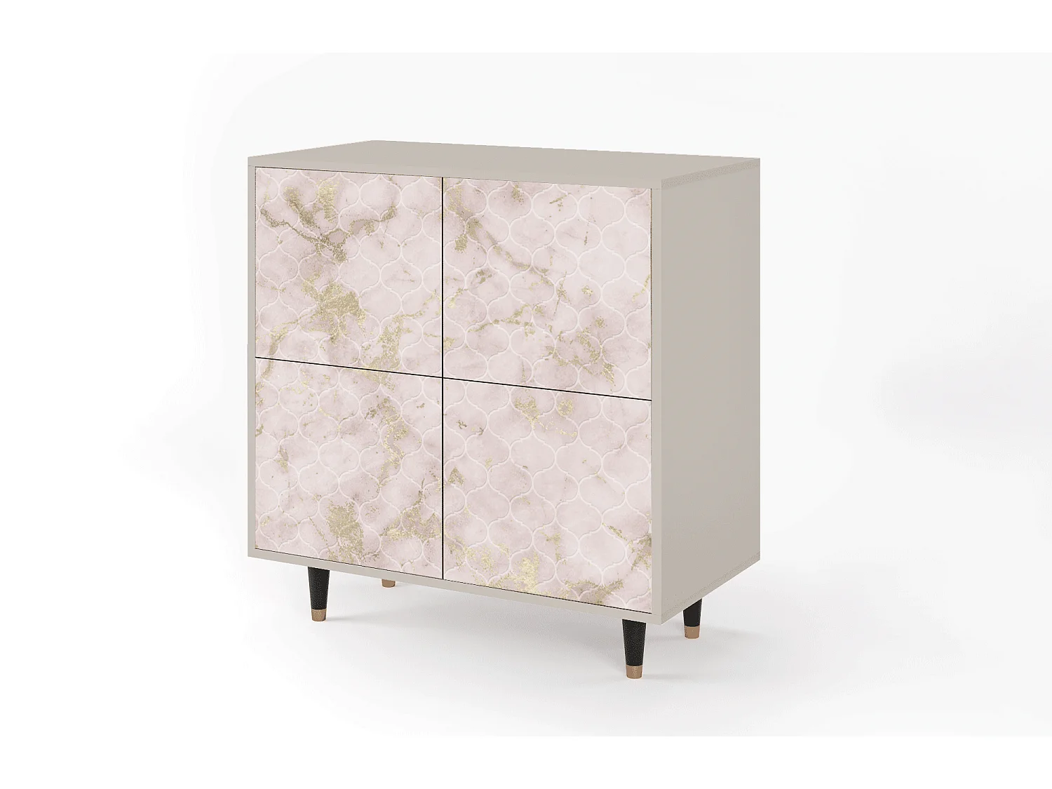 Dressoir - 94x96x48 cm - BS3 - Dirty Roses, Zand