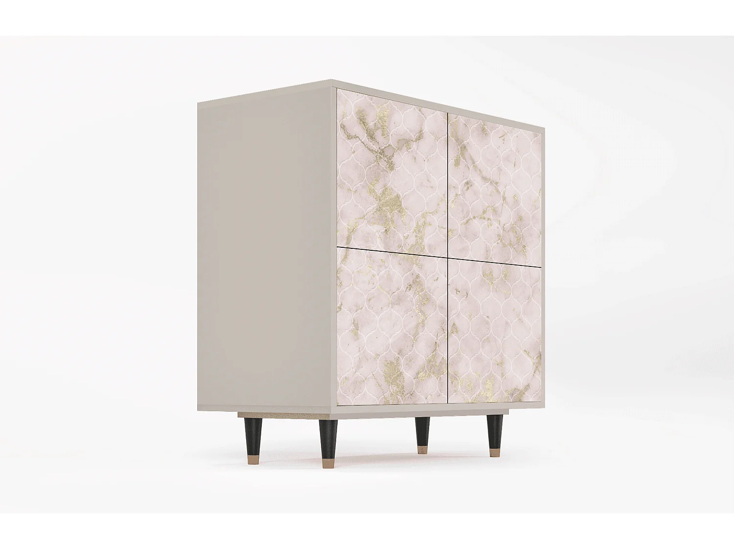 Dressoir - 94x96x48 cm - BS3 - Dirty Roses, Zand