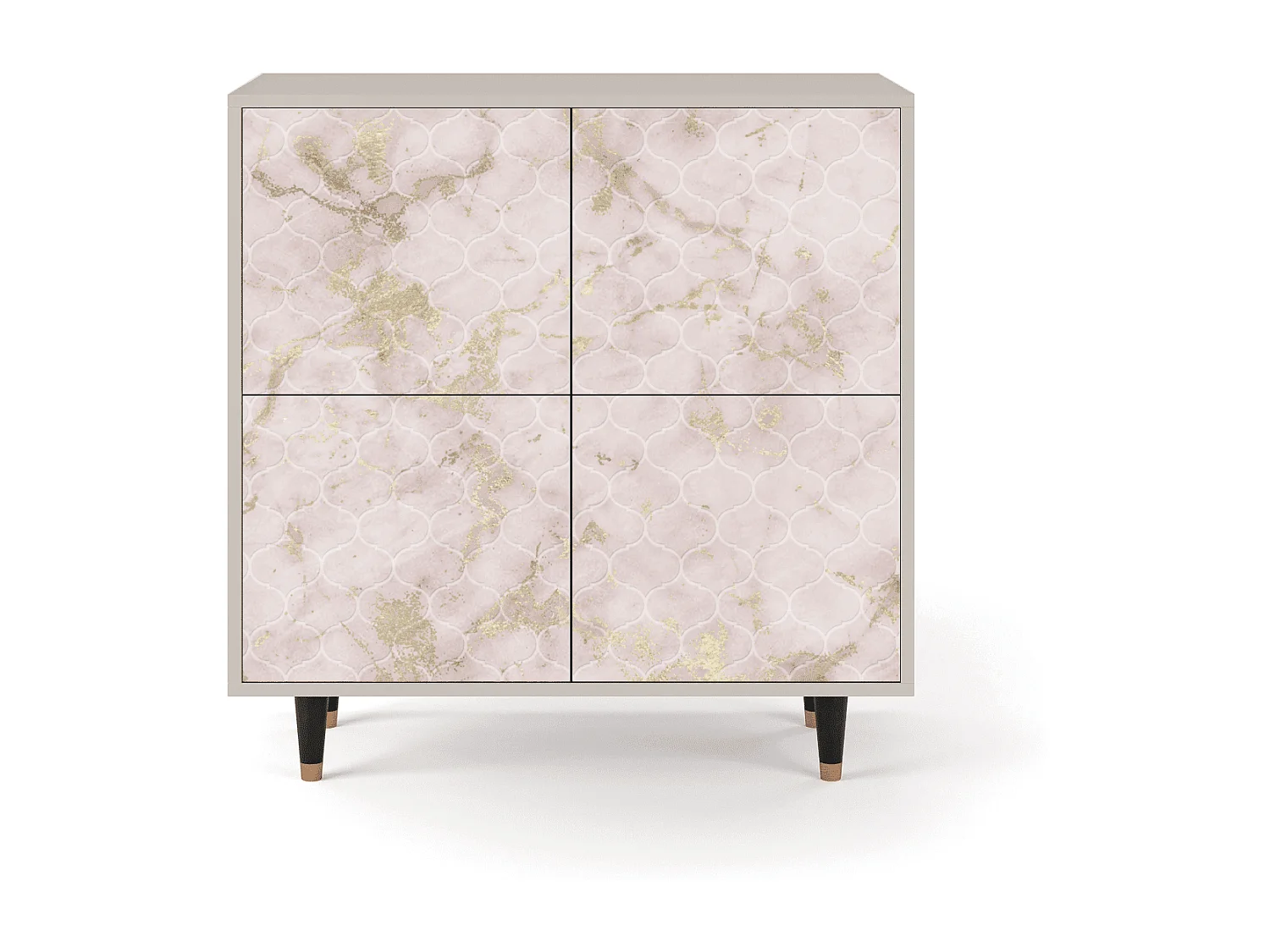 Dressoir - 94x96x48 cm - BS3 - Dirty Roses, Zand