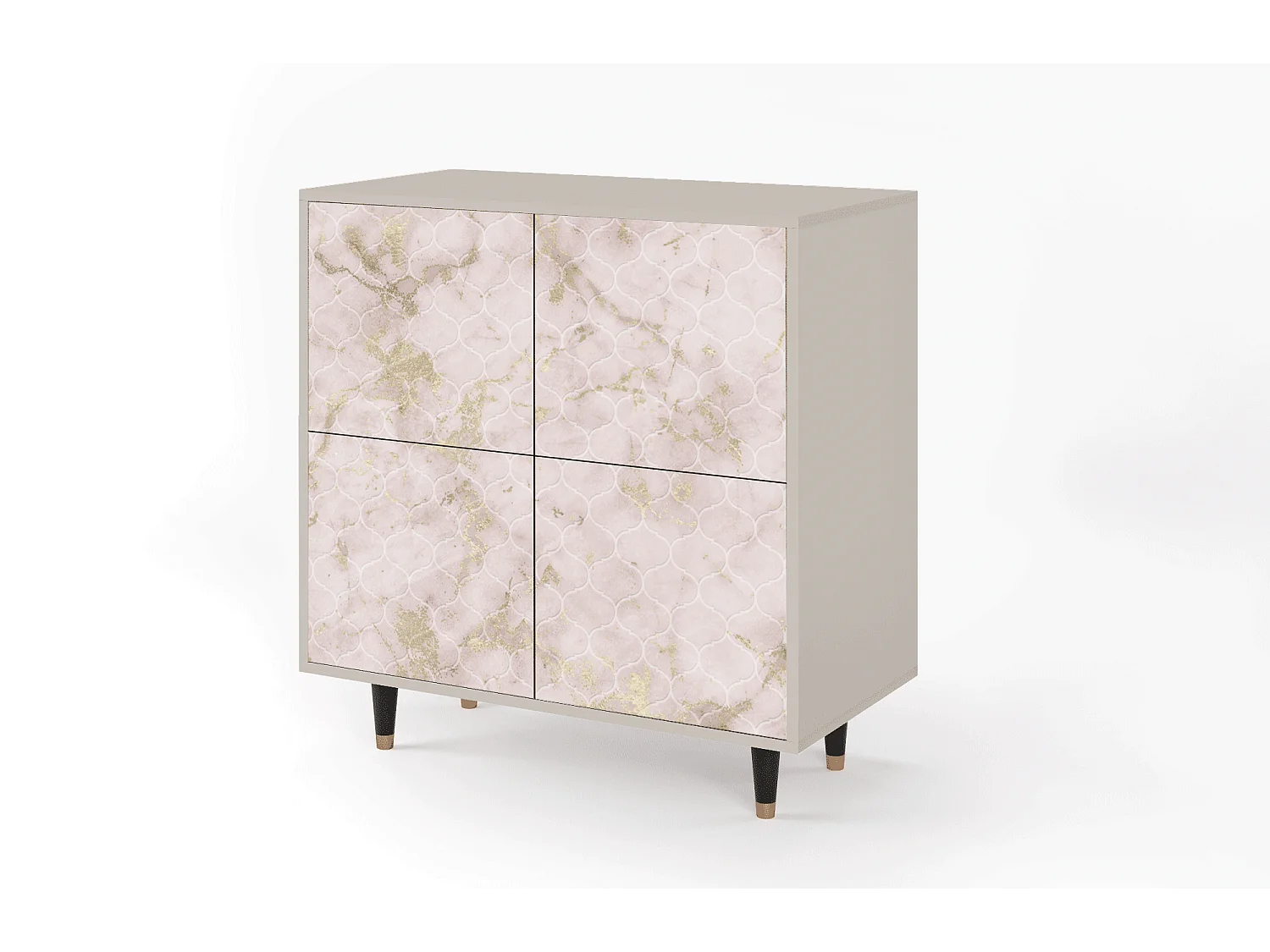 Dressoir - 94x96x48 cm - BS3 - Dirty Roses, Zand