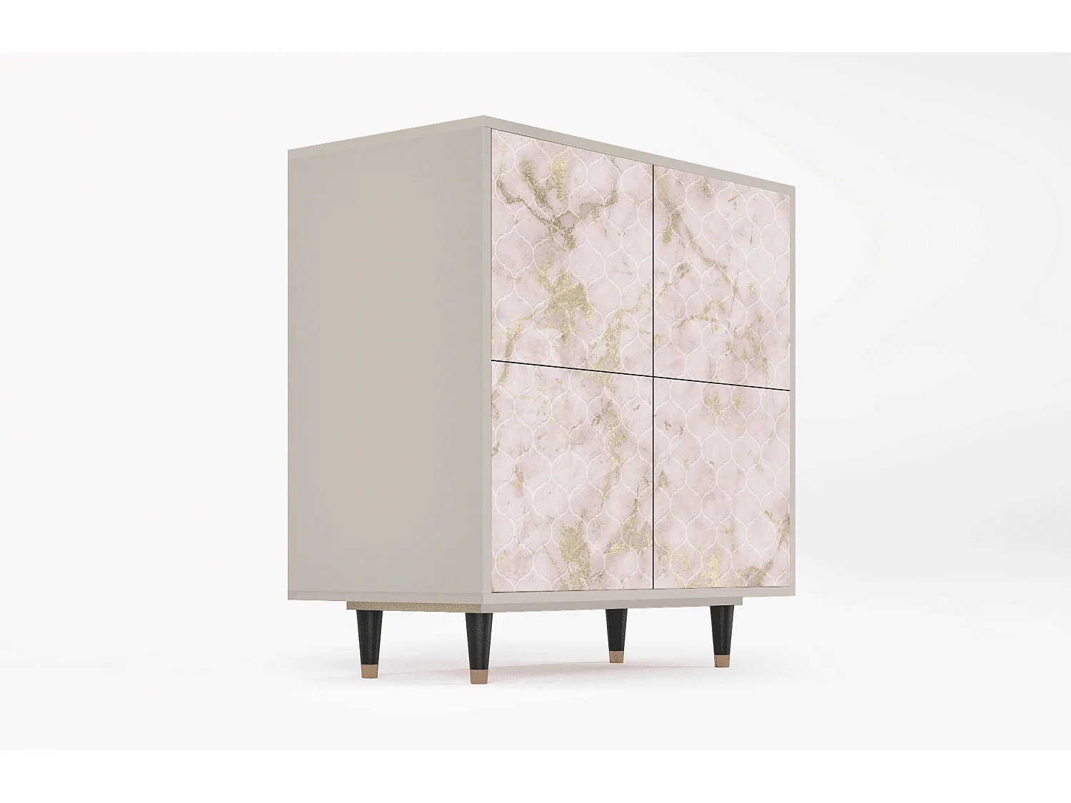 Dressoir - 94x96x48 cm - BS3 - Dirty Roses, Zand