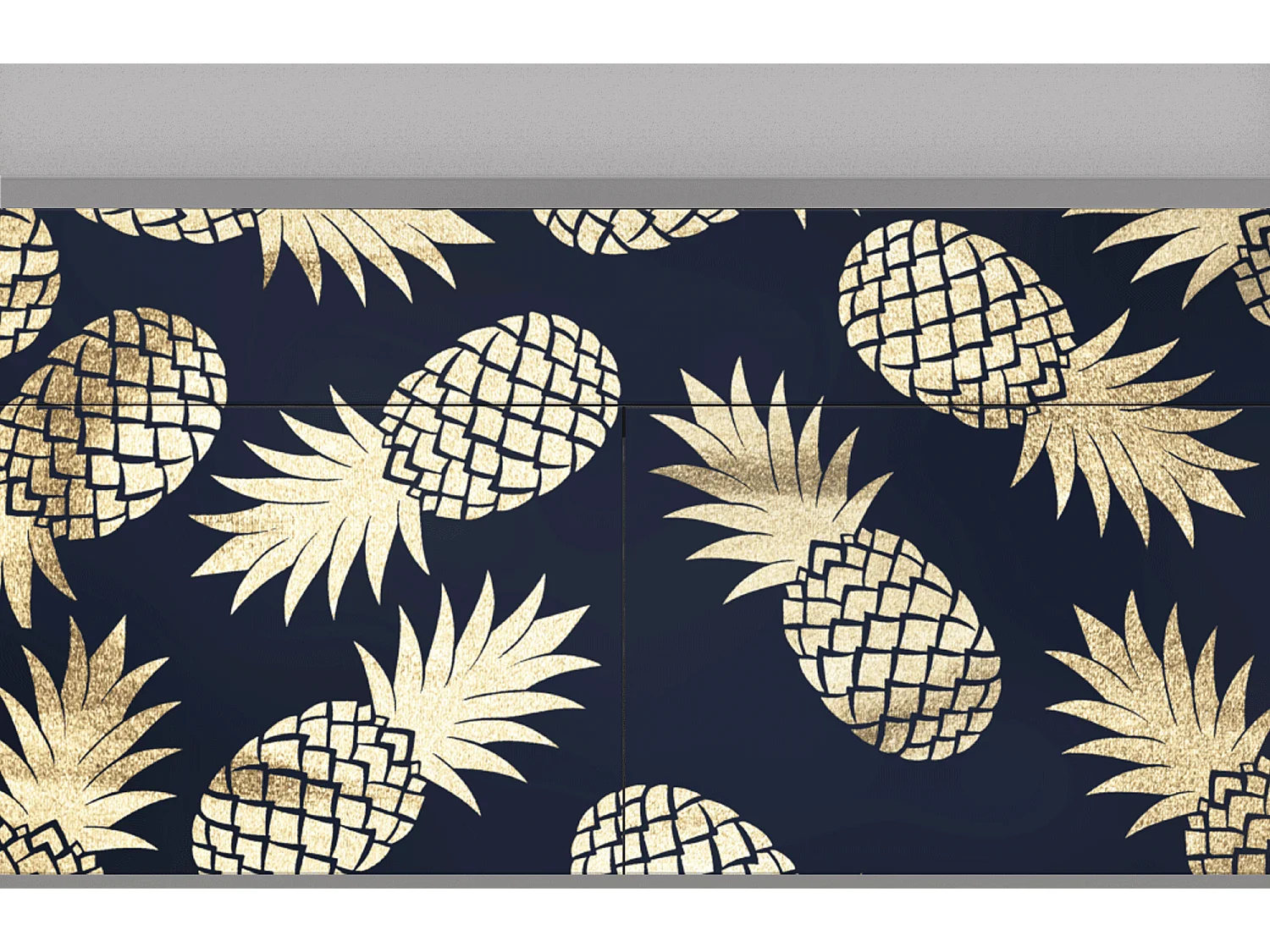 Aparador - 115x85x48 cm - BS4 - Sunny Pineaple, Cinza