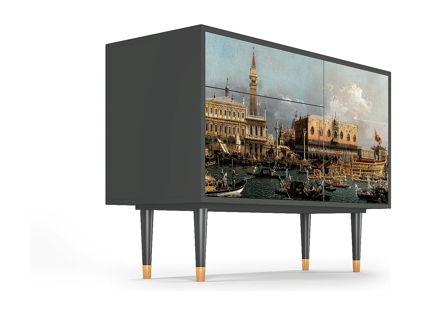 Credenza - 115х84х41 cm - S3 - View Across the Plains , Antracite