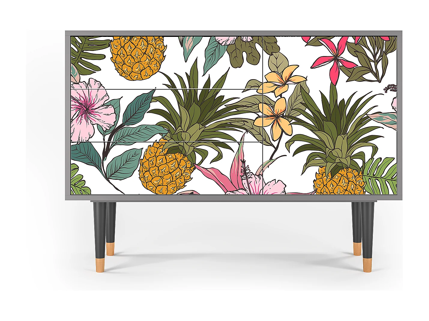 Buffet - 115х84х41 cm - S3 - Estival Fruit, Gris